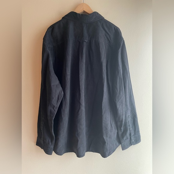 New Everlane Men The Utility Shirt Jacket in Buttersoft Black XXL - Picture 10 of 14